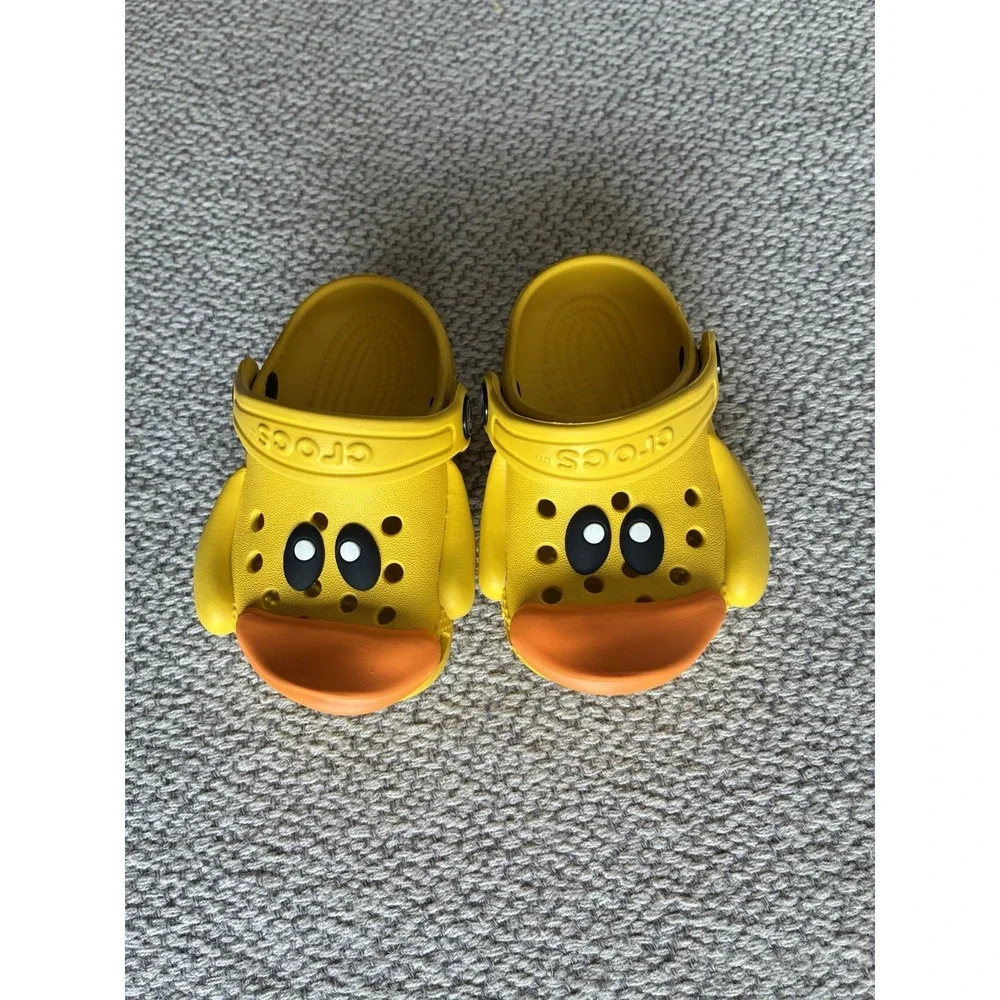 Crocs Littles I AM Rubber Ducky Clog C2/C3 Yellow 210025 Toddler